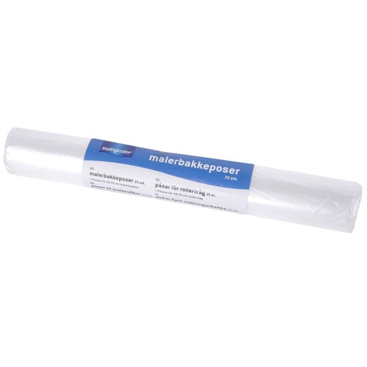 Pokar fyrir málningarbakka 18-25cm 25stk