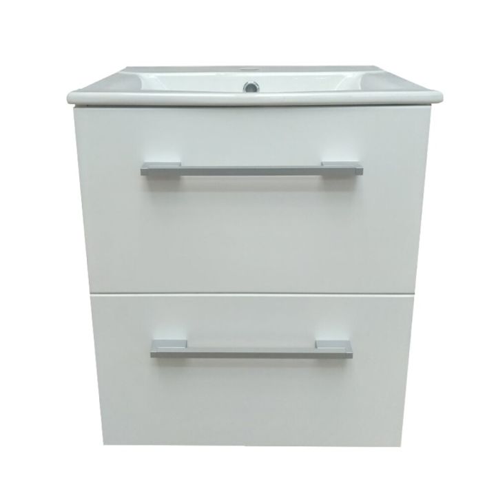 Handlaugarskápur 50cm Nevada Matt-Hvítur