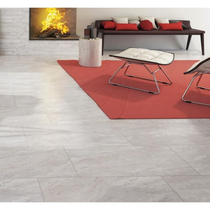 Quarzo hvítar flísar 60x60 1,08 m2/krt