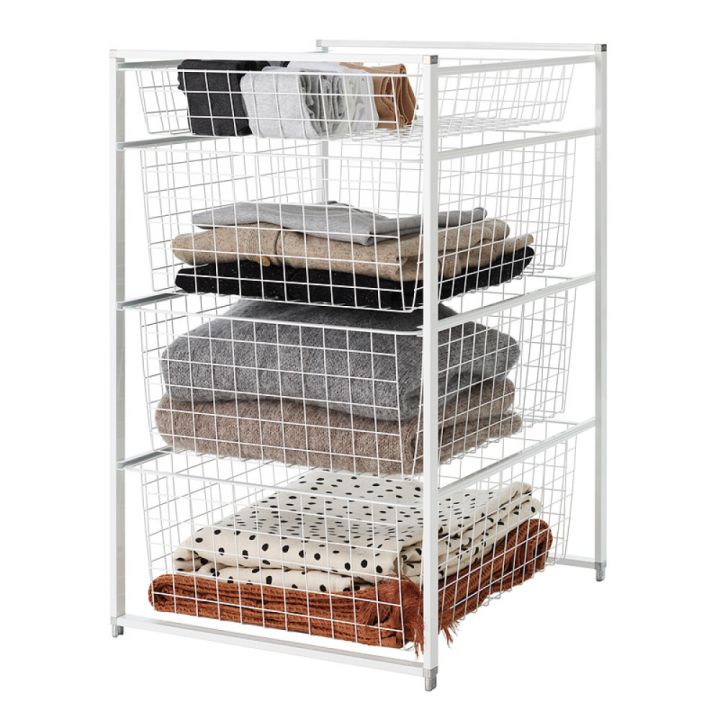 Skúffueining 3 grindur Elfa Lumi Basic 745x450mm hvít