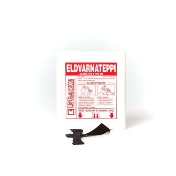 Eldvarnarteppi 100x100 cm EN 1869:1997