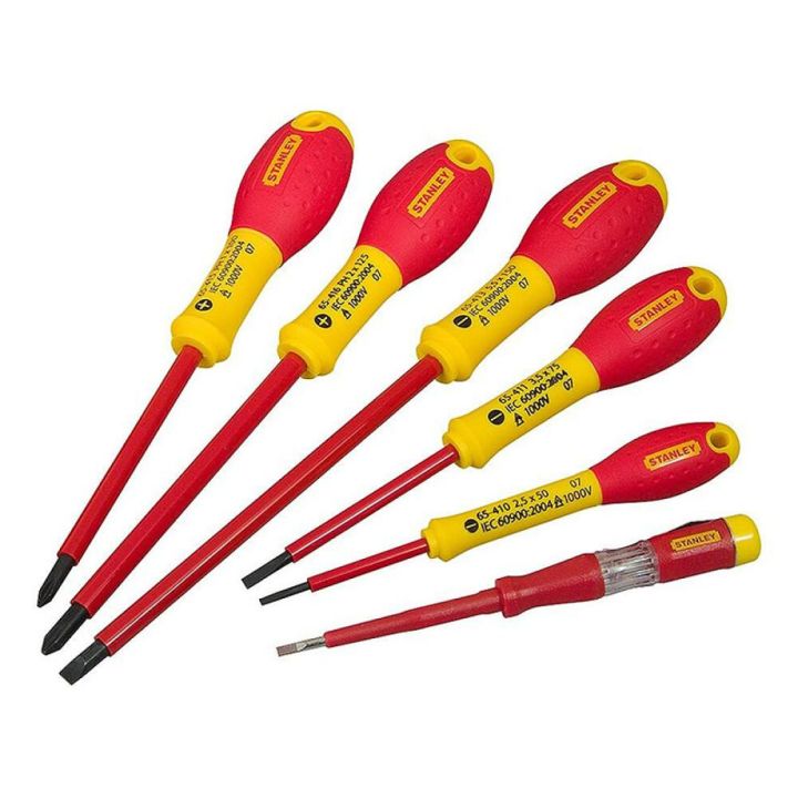 Skrúfjárnasett VDE 6stk Stanley FatMax