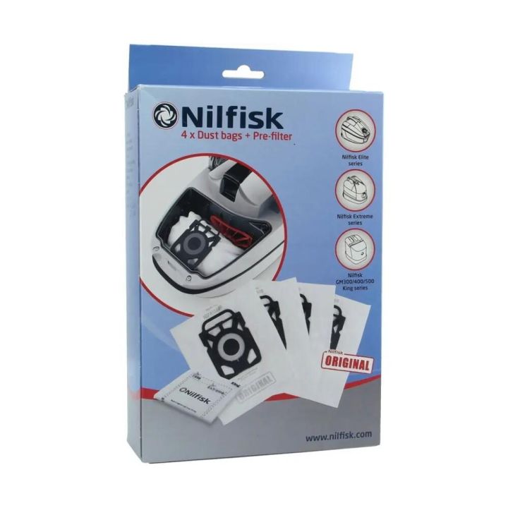 Ryksugupokar 4 stk Nilfisk Elite