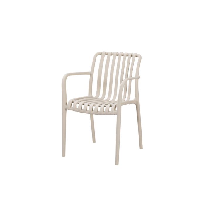 Garðstóll Lea plast Sunfun beis