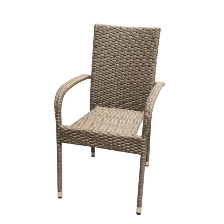 Garðstóll Sunfun Anna polyrattan tekk