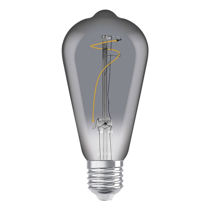 Skrautpera LED E27 1800K Osram 3,4W Ø6,4 mm