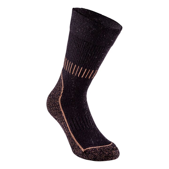 Sokkar 49% ull svartir 750U