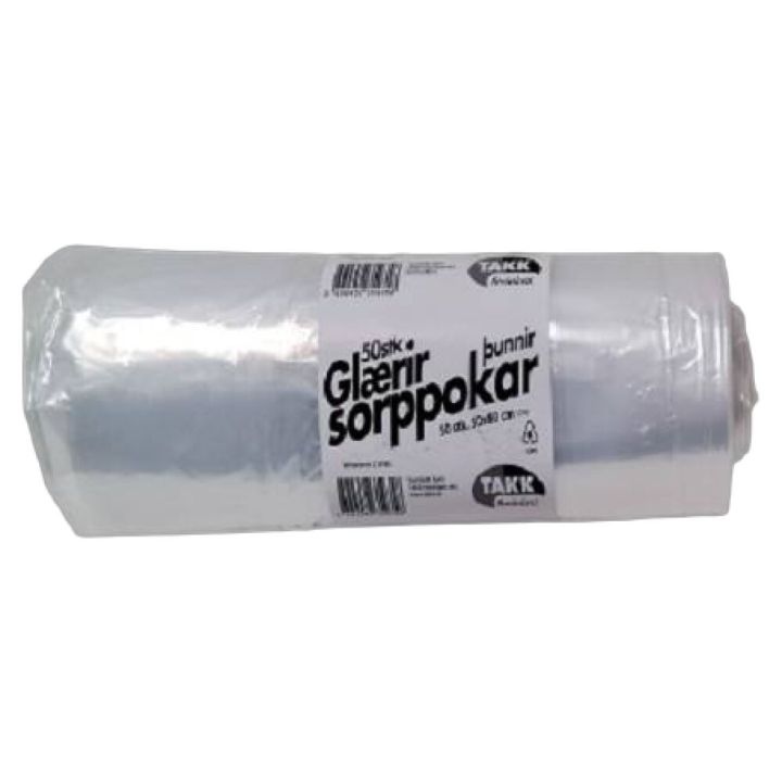 Ruslapokar 50x60cm Takk 50stk