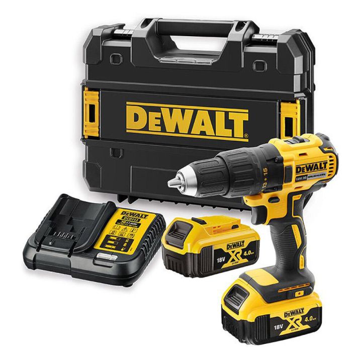 Borvél 18V XR 2x4Ah Dewalt með rafhlöðu