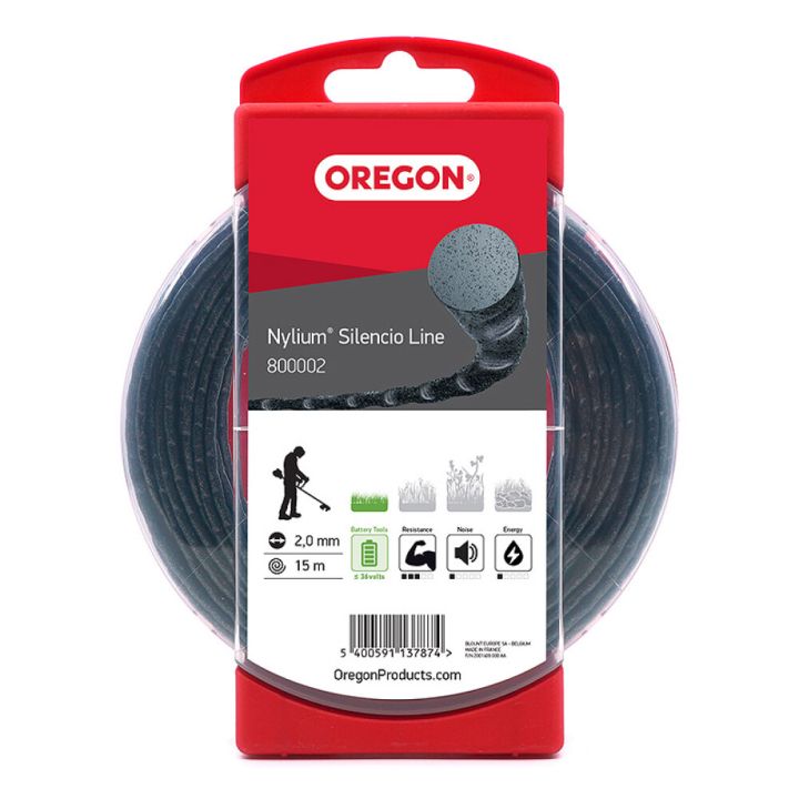 Sláttuþráður Silencio 2mm 15m Oregon