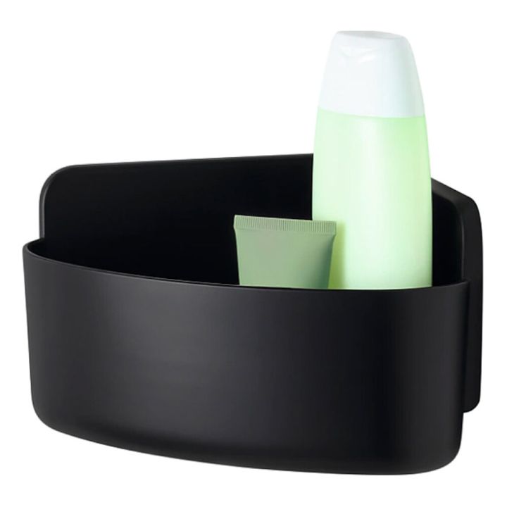 Sturtukarfa í horn Tesa Lavaa 17,5x17,5x13cm svört