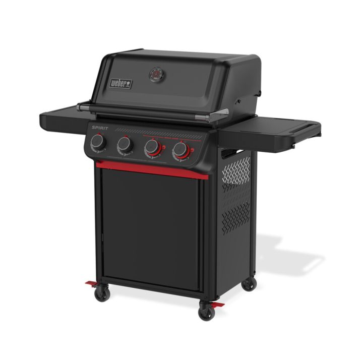 Gasgrill Spirit E425C Stealth Weber 4 brennarar