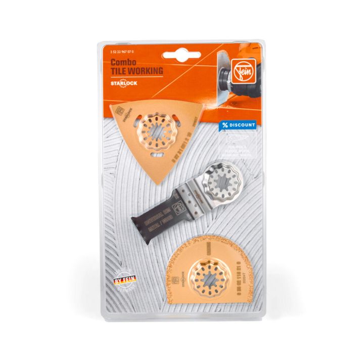 Aukahlutasett fyrir flísaviðgerðir Fein 3stk