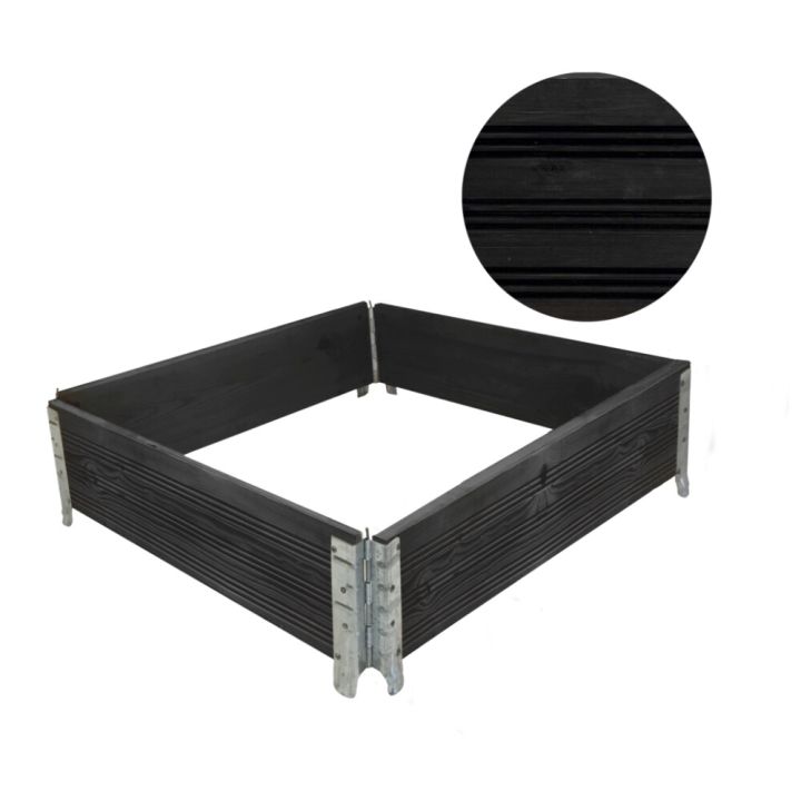 Brettakragi svartur 60x80x20cm Garden Life Premium