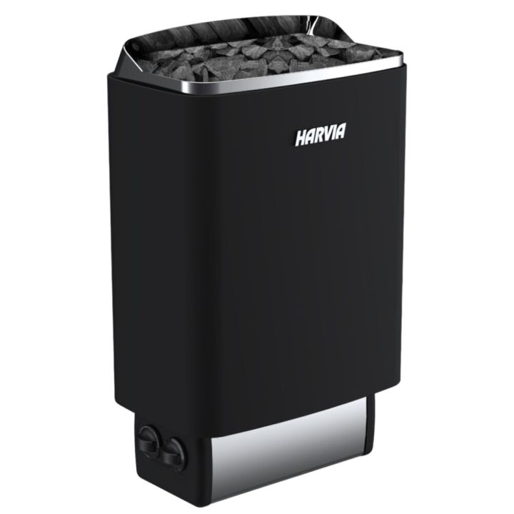 Saunuofn 6KW Harvia Top Steel M60 svartur