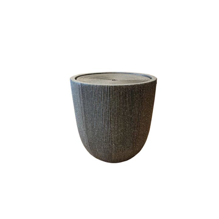 Vatnsbrunnur polystone dökkgrár 44cm Garden Life