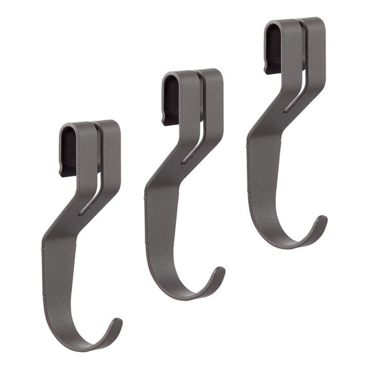 Krókur alhliða Elfa Garage+ 3stk matt grár