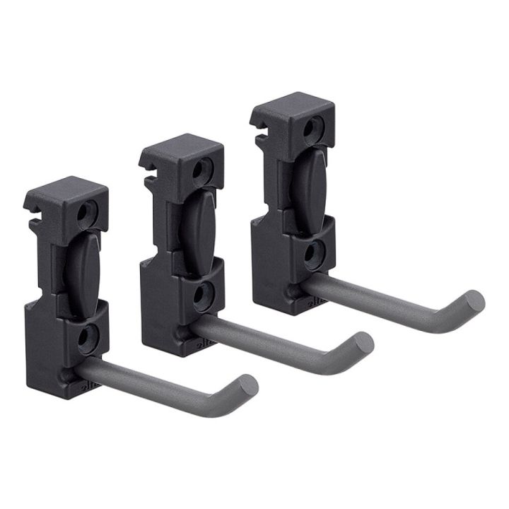 Krókur Elfa Garage+ 3stk matt grár