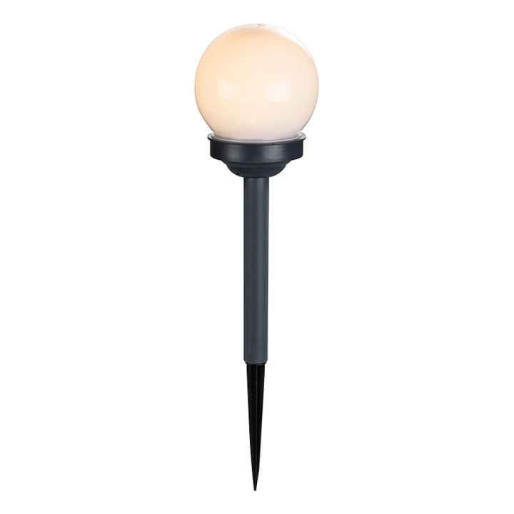 Garðljós kúla með sólarsellu Globo Ø10X35cm 