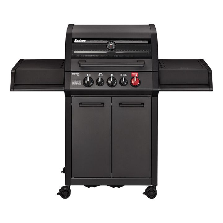Gasgrill Monroe Pro 3 Turbo svart