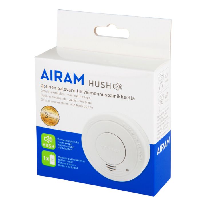 Reykskynjari optískur Ø101 mm Airam