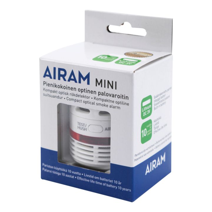 Reykskynjari Ø45x45 mm Airam