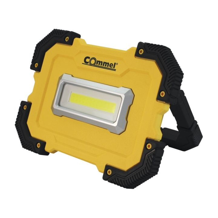 Kastari LED 10W 1000lm IP44 Commel hleðslu