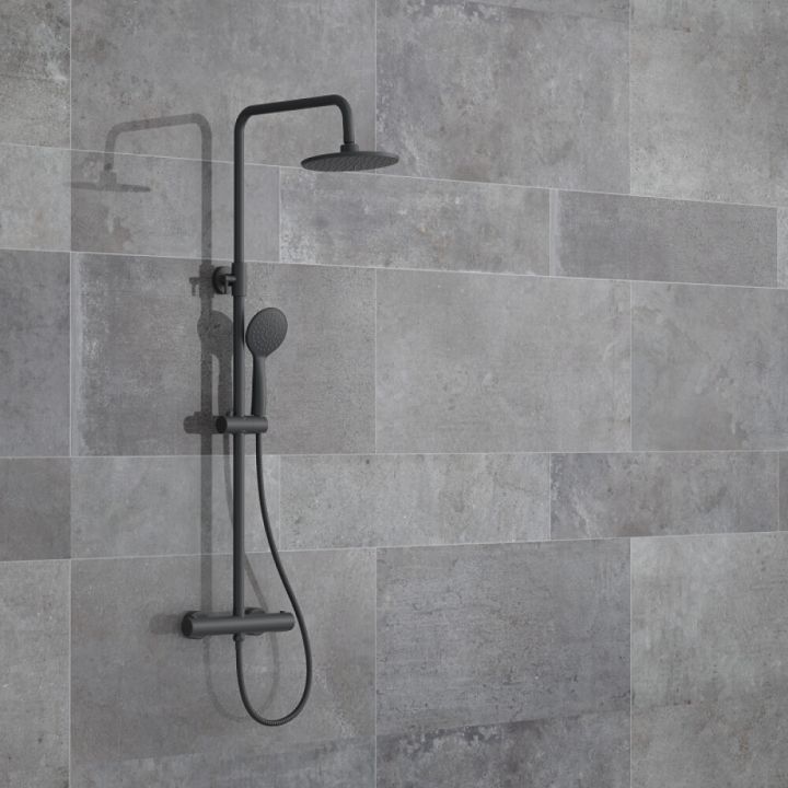 Sturtusett með blöndunartæki Hoover svart