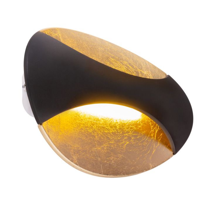 Veggljós LED Alexandra 21x15cm Globo svart