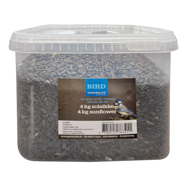 Sólblómafræ 4kg Garden Lide