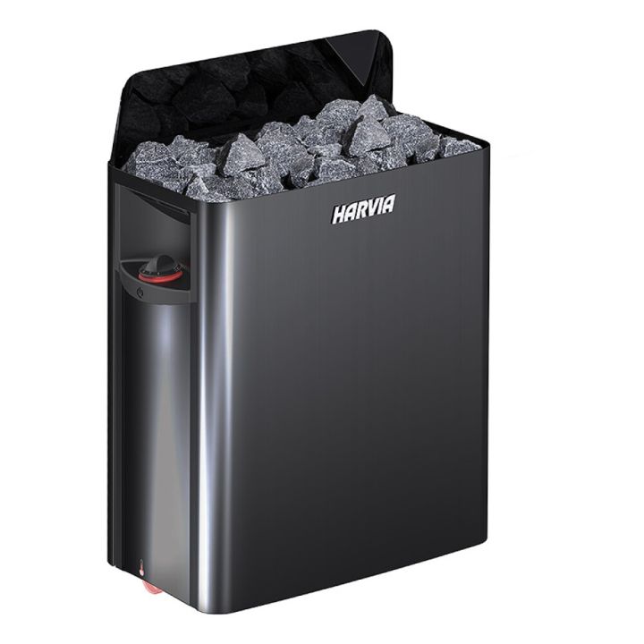 Saunuofn 6KW Harvia The Wall svartur