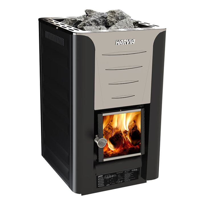 Saunuofn 24,1KW Harvia Pro 20 svartur