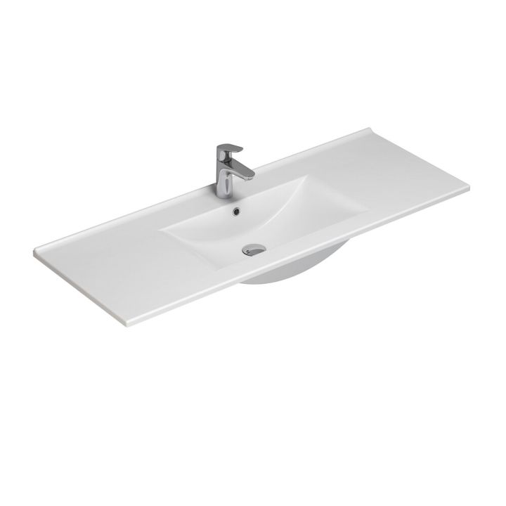 Handlaug 120cm Scanbad Arial hvít