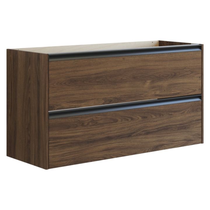 Handlaugarskápur 64x120x44cm Scanbad Intergrated brún eik