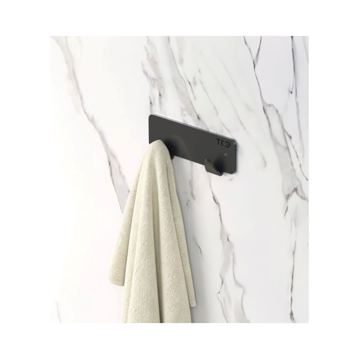 Krókur T&B matt svartur