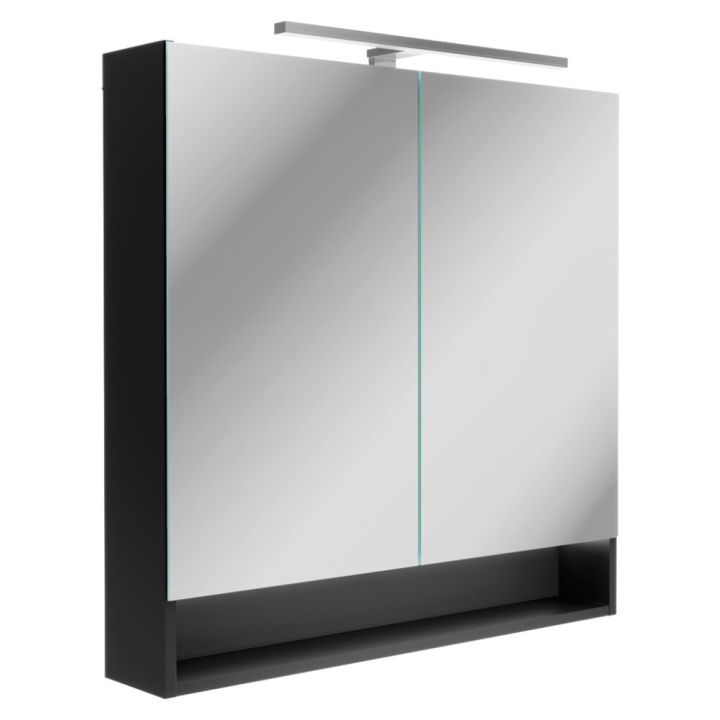 Speglaskápur með ljósi LED 800x798x153mm Camargue