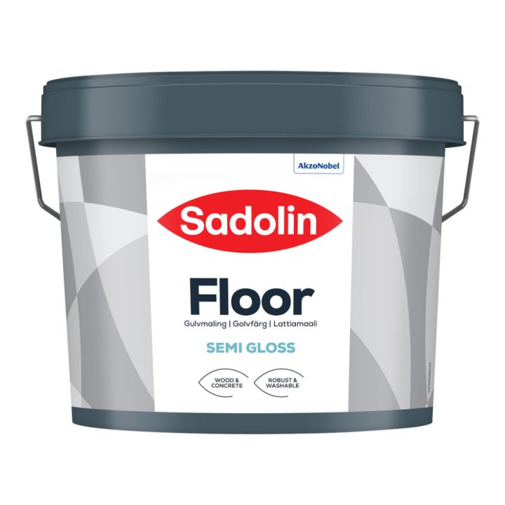 Gólfmálning Sadolin 2,5L hvít