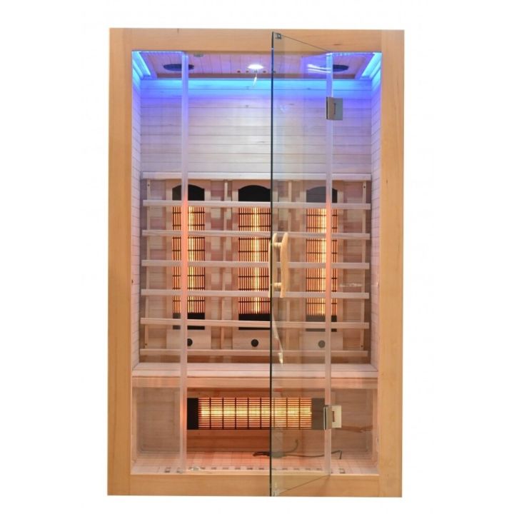 Saunaklefi infrarauður 120x105x190 cm Malmö