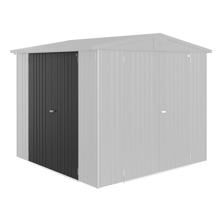 Auka tvöföld hurð fyrir Biohort Europa dökkgrá