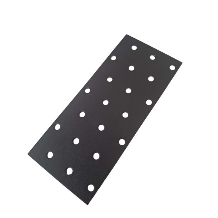 Gataplata 60x140x2 mm Jasa galv svört