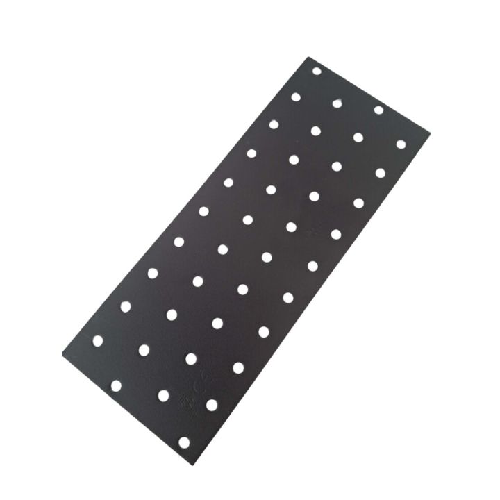 Gataplata 80x200x2 mm Jasa galv svört