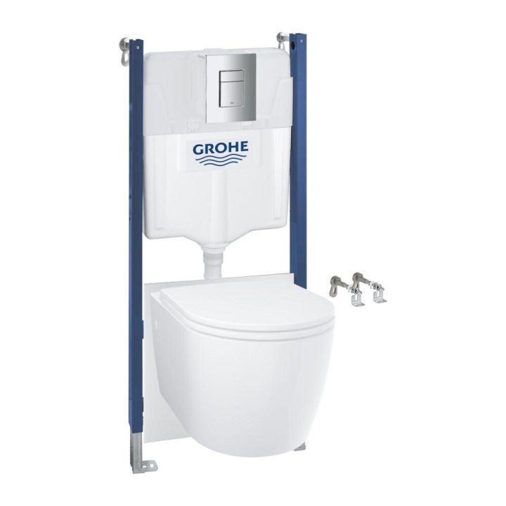 Vegghengt salerni og salerniskassi Grohe Solido Compact