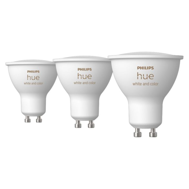 Ljósaperur 3xGU10 Philips Hue WCA