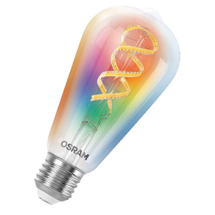 Snjallpera LED E27 RGBW 2700-6500K Smart+ 4,8W Ø64mm