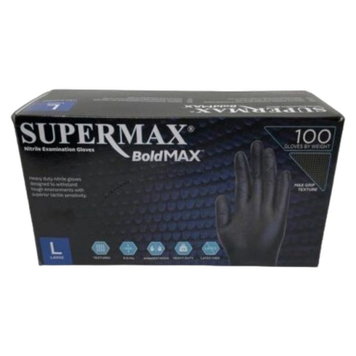 Hanskar Nitril 100stk L BoldMax