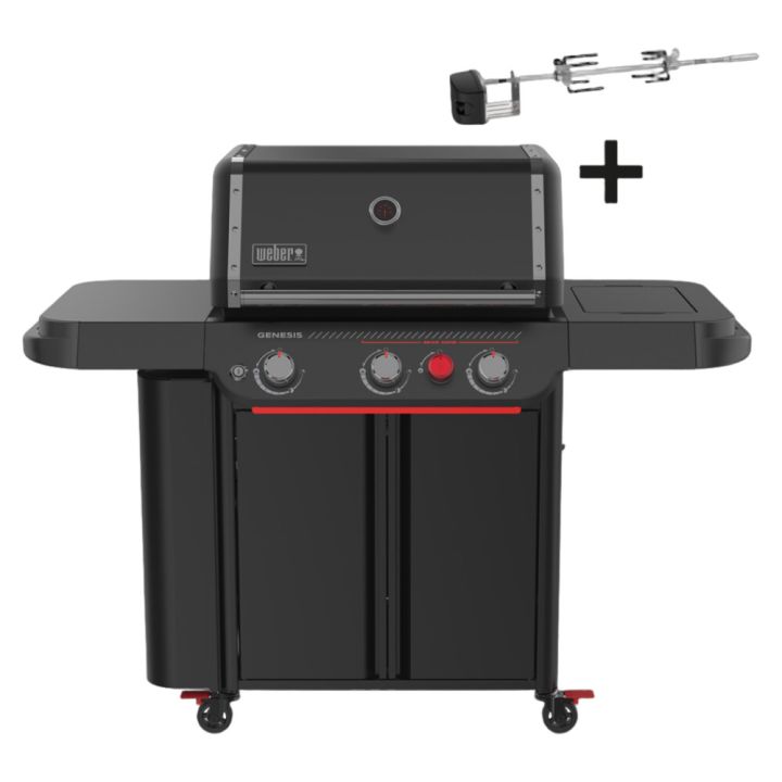 Gasgrill Genesis E-330 R Stealth Weber 3 brennarar