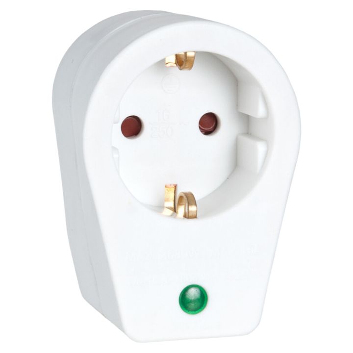 Tengill með yfirspennuvörn 16A Airam hvítur