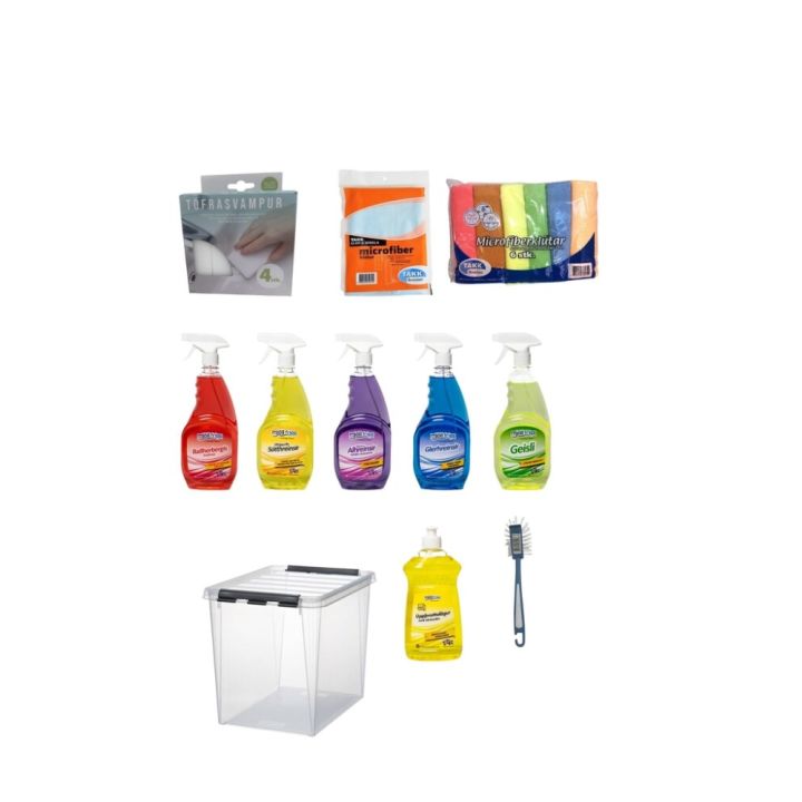 Hreingerningarkassi 40x30x32 cm Takk