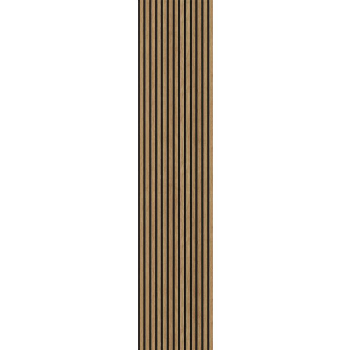 Hljóðdempandi plata olíuborin eik 2440x520x18 mm Treetops