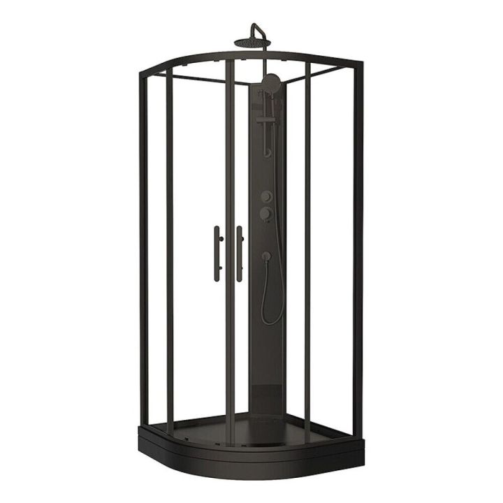 Sturtuklefi 90x90 cm Granvik svartur